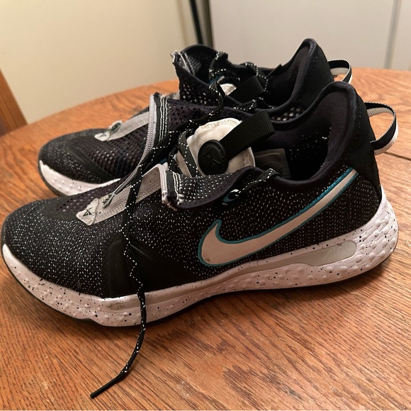 Nike pg 4 black grey teal - Picture 2 of 6